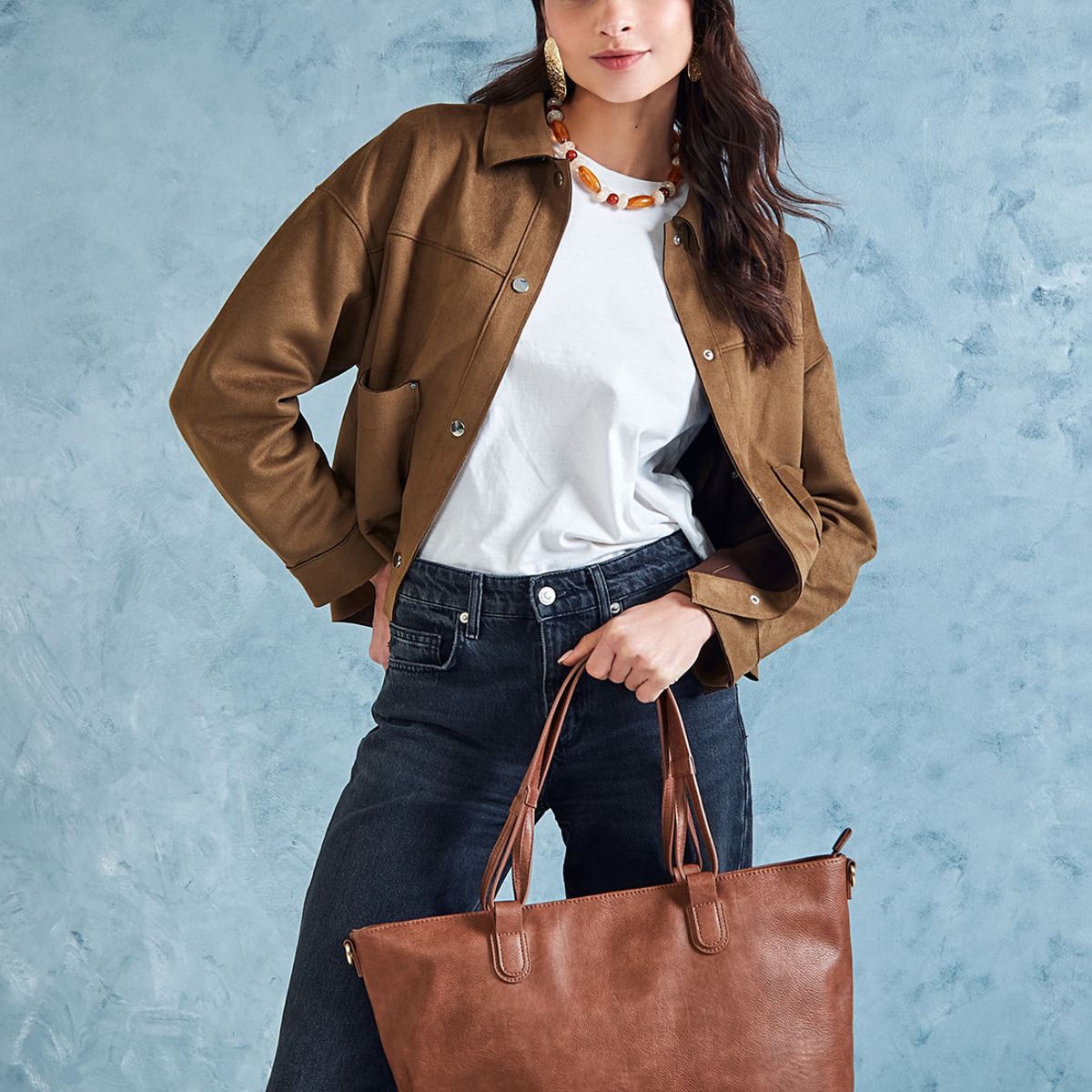 LOUNGE - Cartera Tote Mujer Notebook Costuras 13