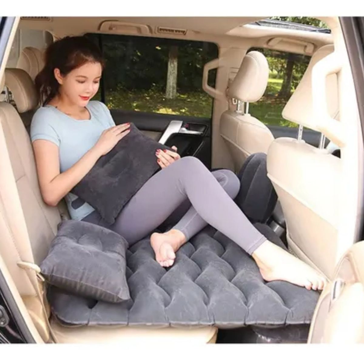 MOVI - COLCHÓN INFLABLE PARA  AUTO-CAMPING- "El TRUCO DE LOS VIAJEROS"