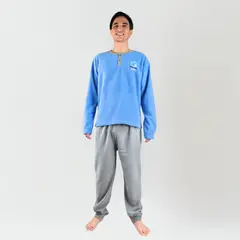 TIOZONEY - Pijama Hombre Polar Invierno de Alta Calidad