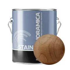 PINTURAS PANORAMICA LTDA - Stain Impregnante Protector para Madera Color Roble Galón
