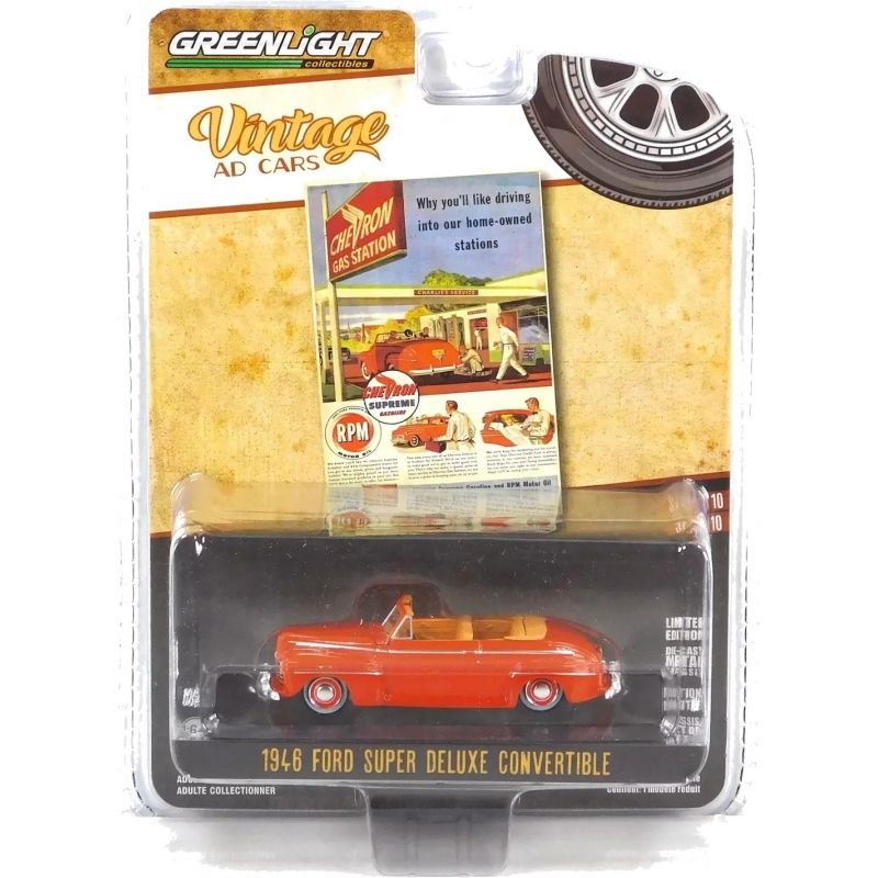 GREENLIGHT - GREENLIGHT 39140A 1-64 VINTAGE AD CARS SERIES 10 1946 FORD