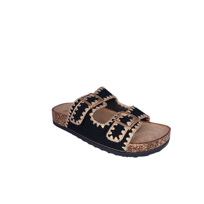 APOSTOL - Sandalia Mujer Black Fc2302 Verano