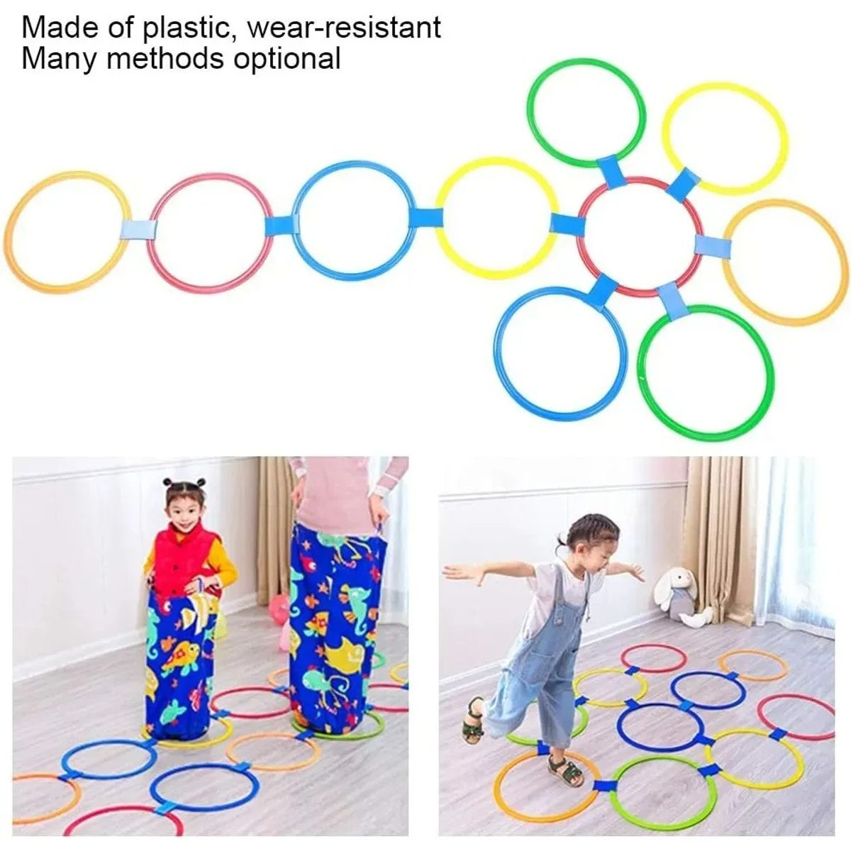 GENERICO - Set X10 Aros De Agilidad 30cm Entrenamiento Deporte Futbol