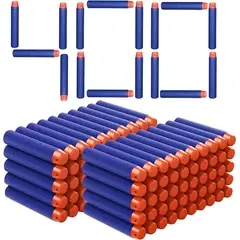 GENERICO - 400 Dardos Espuma Bala De Repuesto Para Nerf N-strike Elite