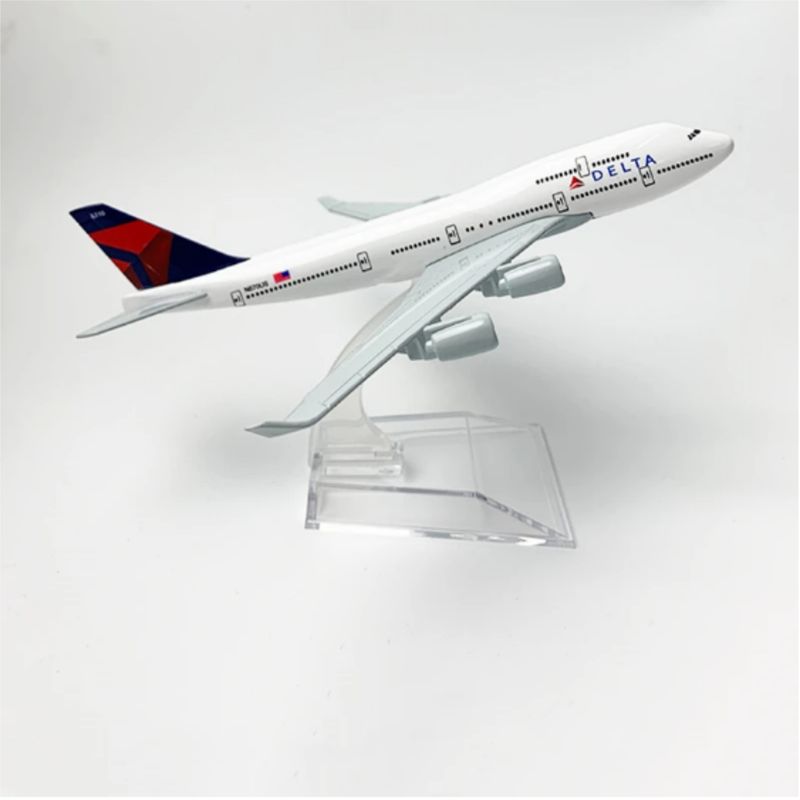 GENERICO - Avión metal Coleccionable Delta escala 1400