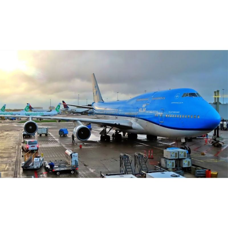GENERICO - Avión metal Coleccionable KLM escala 1400
