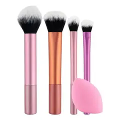 GENERICO - Set Brochas Maquillaje Profesional 5 Unidades