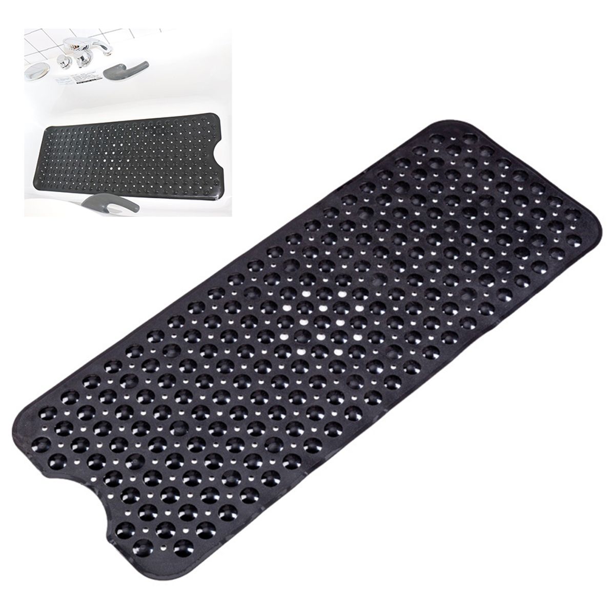 ATURE - Goma Antideslizante Tina Ducha Bañera Cepillo 39×100cm