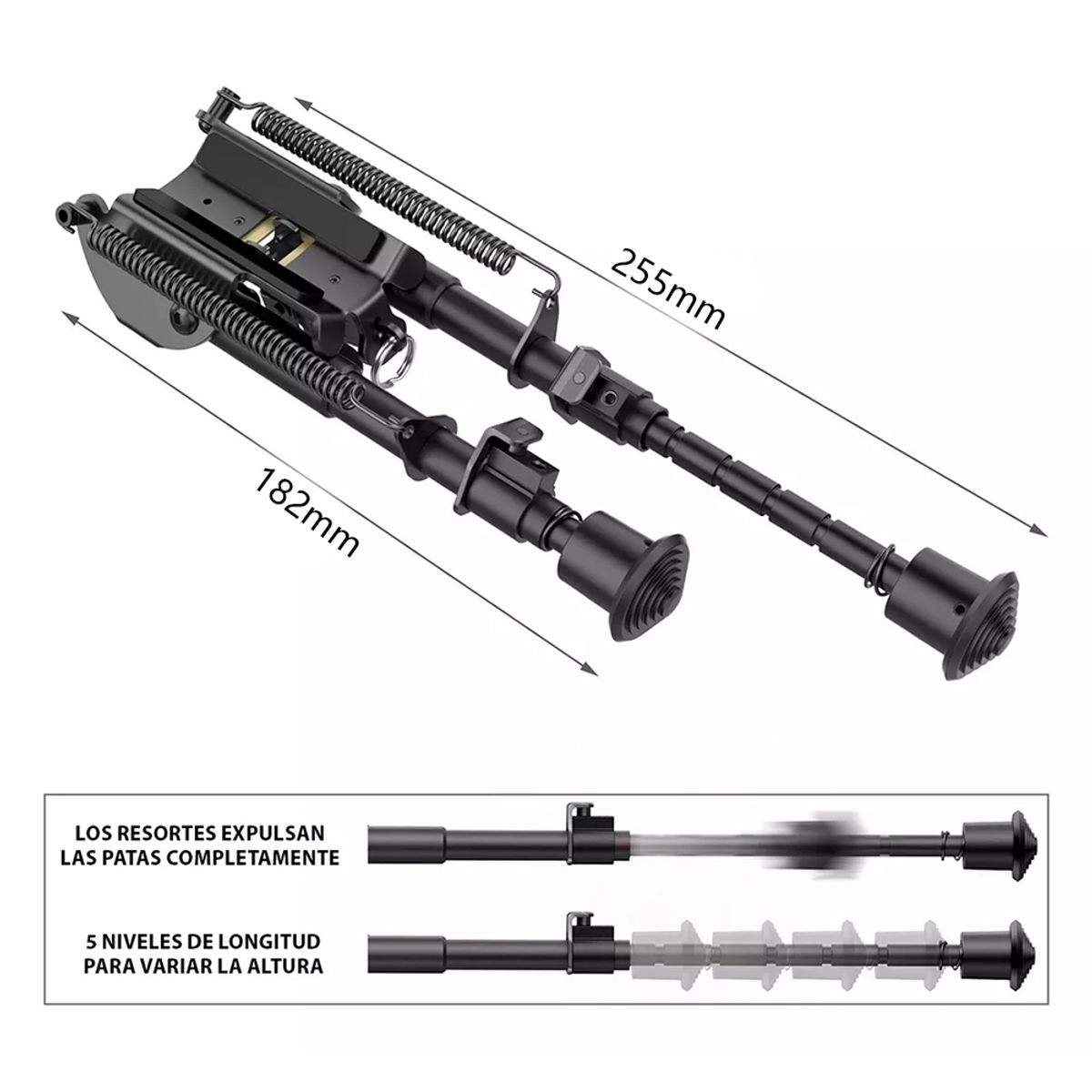 ATURE - Marco De Soporte De Pie De Mariposa De Juguete Retráctil