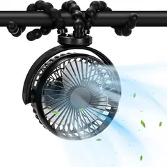 GENERICO - 3 Velocidades Ventilador Portátil para Exteriores Oficina Viajes