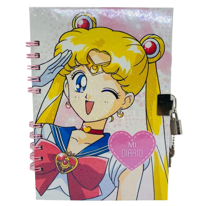 GENERICO - Diario de Vida A5 70 Hojas Diseño Serena – Sailor Moon