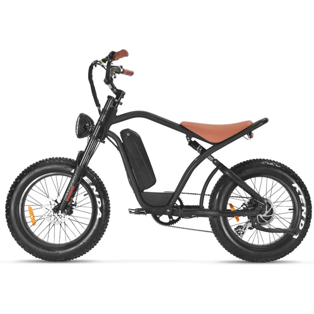 BLUEDREAMER - Bicicleta de montaña eléctrica de 20 pulgadas 7 velocidades