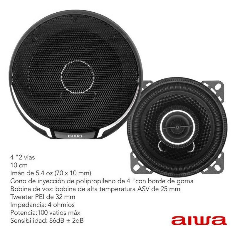 AIWA - PARLANTE DE AUTO AIWA TW-1022 4