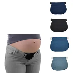 ATURE - Pack 4 Extensores Pantalón Para Embarazadas, Tela Resistente
