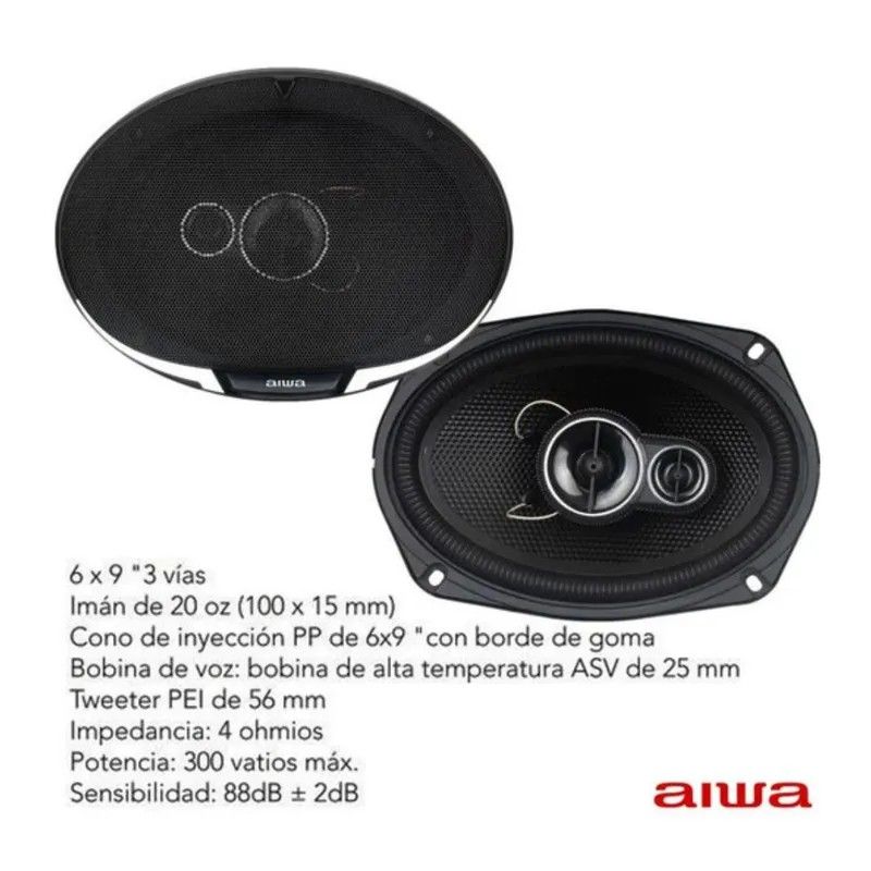 AIWA - PARLANTE DE AUTO AIWA AWS6944P 65