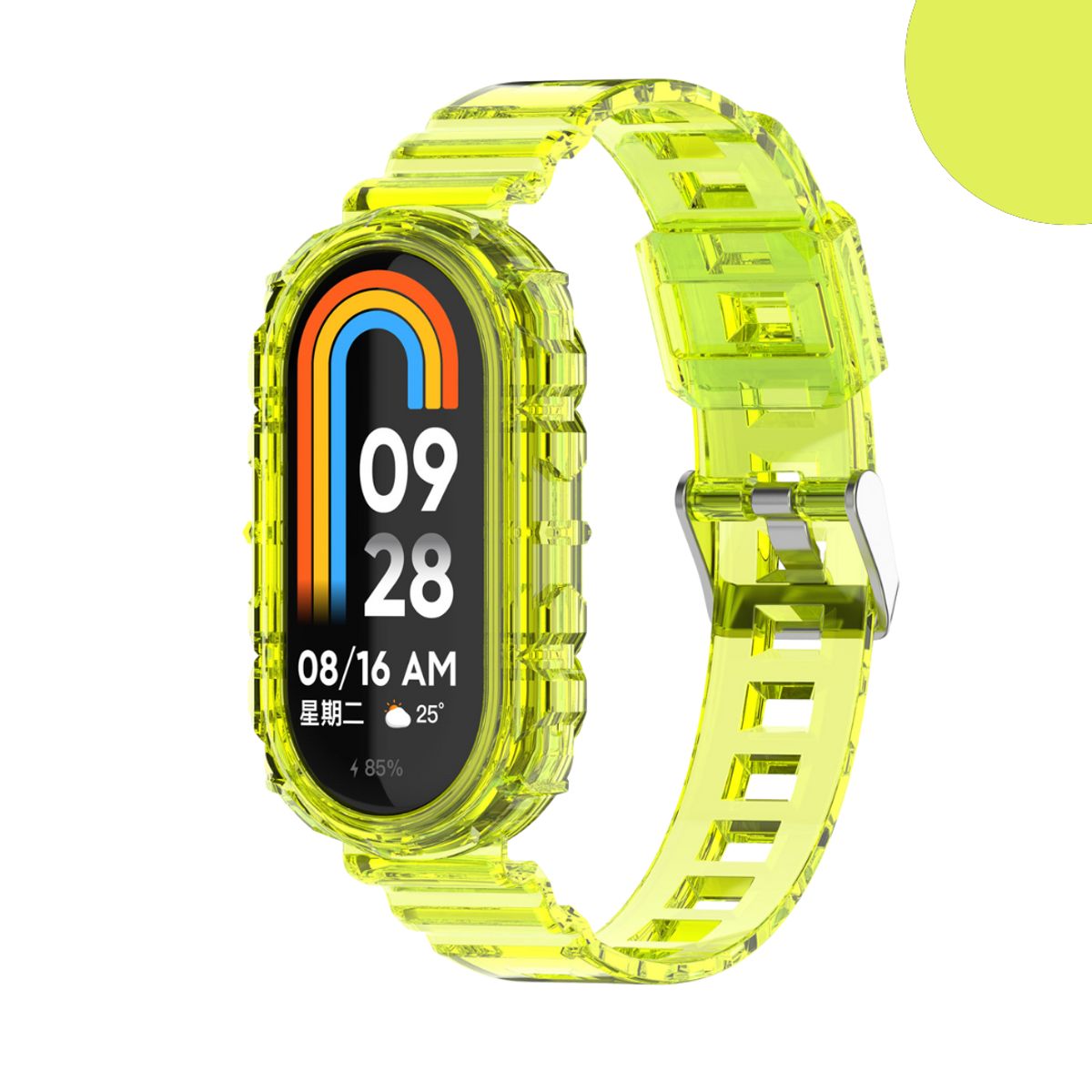 GENERICO - Correas Silicona Tpu Transparente Para Xiaomi Mi Band 8 / 9 / 10
