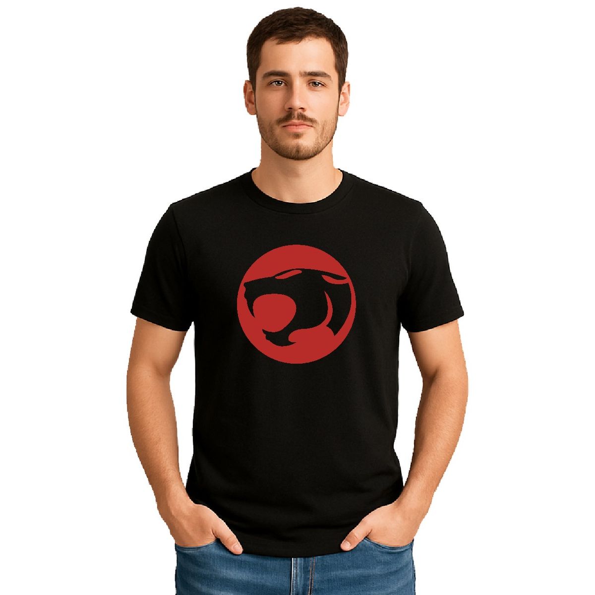 ROLY - Polera thundercats clásico manga corta para hombre cuello polo