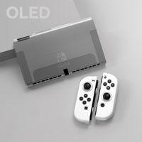 Carcasa Funda Protectora Para Nintendo Switch Oled Silicona Transp