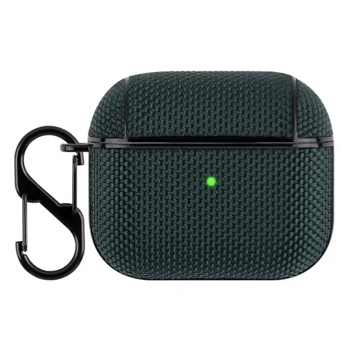 GENERICO - Carcasa Funda Nylon Shockproof Para AirPods 3 GEN - Verde Oscuro