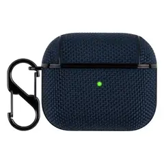 GENERICO - Carcasa Funda Nylon Shockproof Para AirPods Pro - Azul