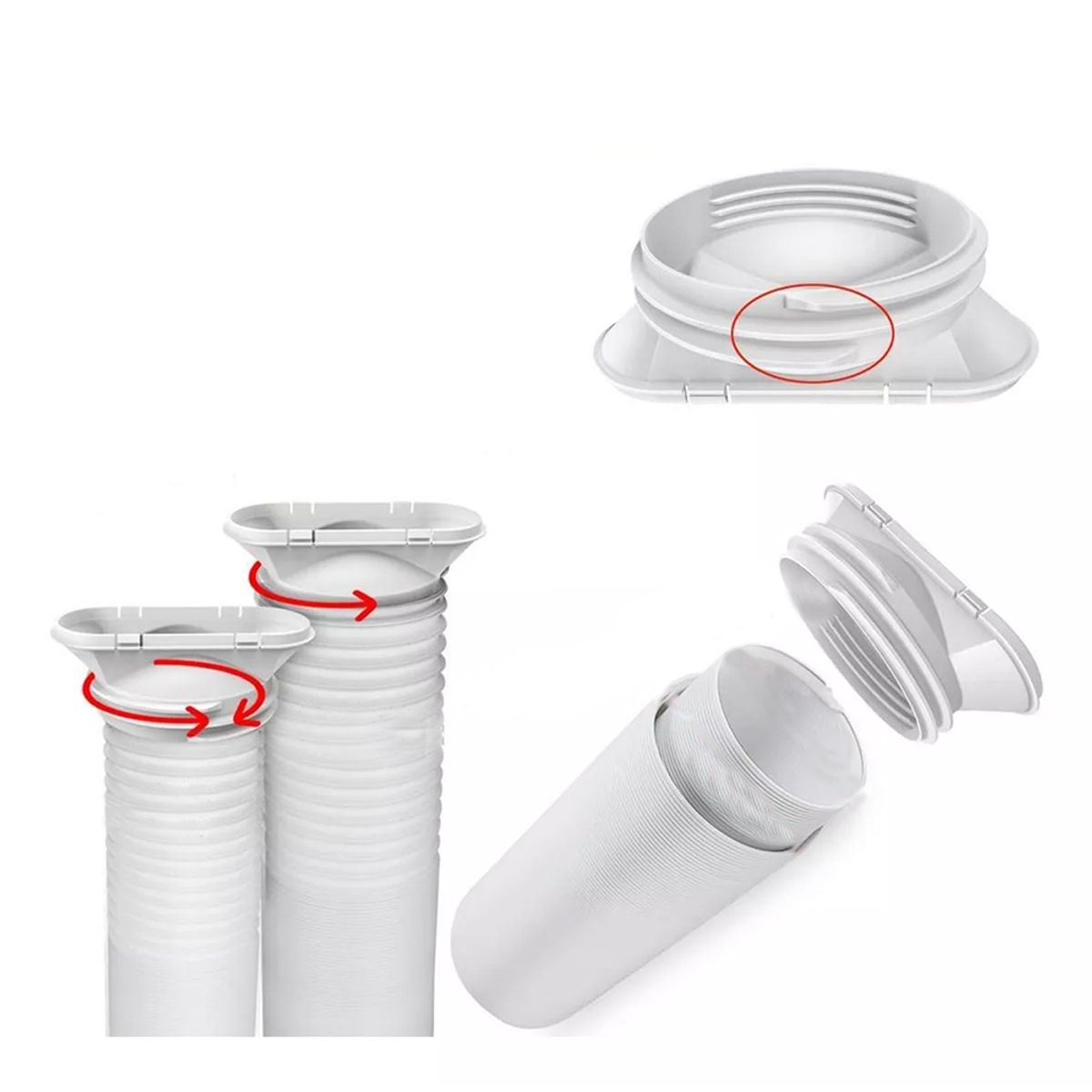 ATURE - Sellado Ventana Aire Ajustable Acondicionado Portátil Sello