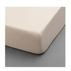 GENERICO - Set 2 sábanas bajeras jersey algodón para Moisés BEIGE