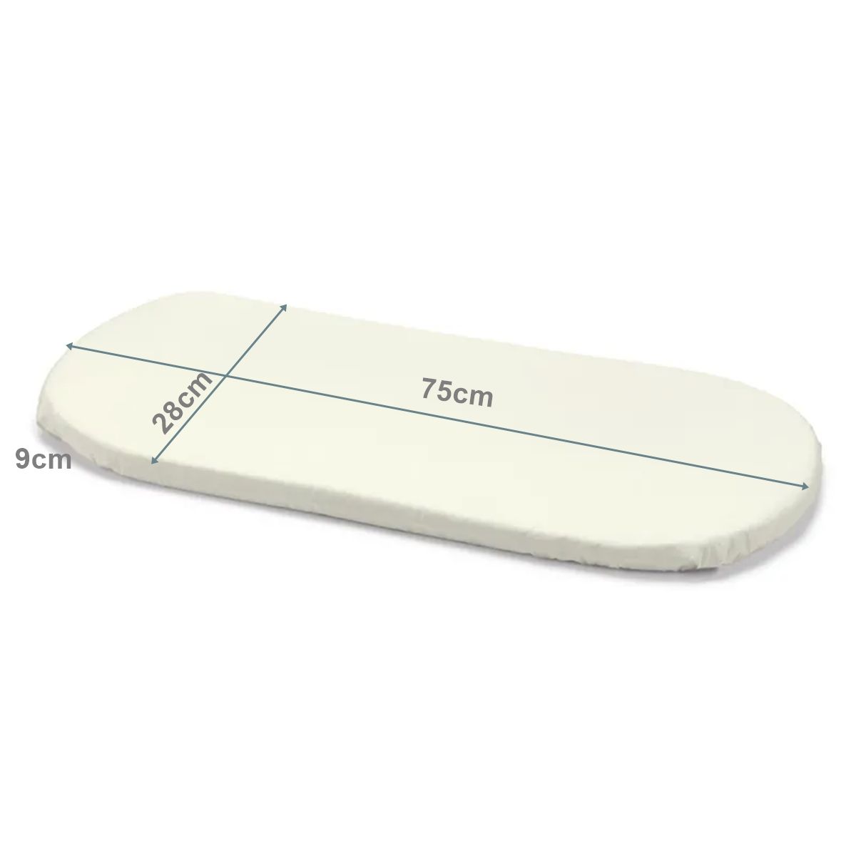 GENERICO - Set 2 sábanas bajeras jersey algodón para Moisés BEIGE