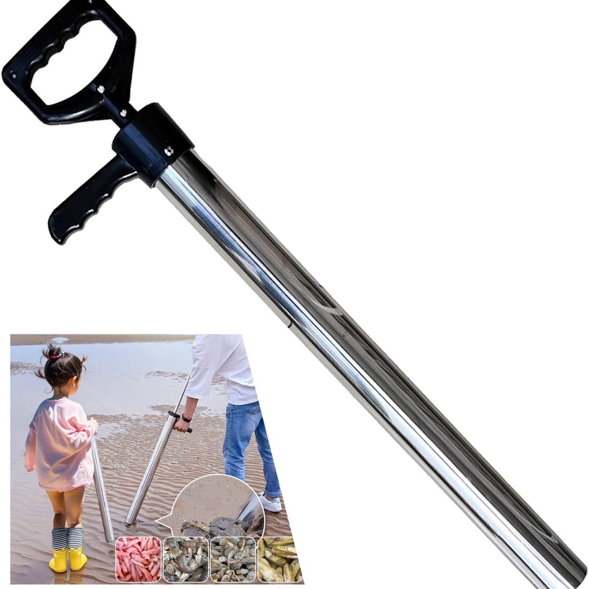 KUANGYE - Extractor Camarones De Playadispositivo Captura De Mariscos