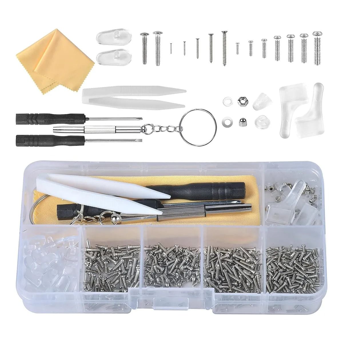 GENERICO - Set 500 Herramientas Repuesto Y Reparación De Lentes