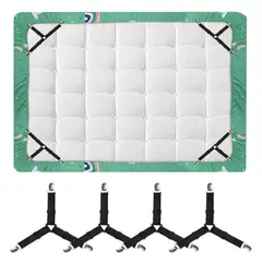 ATURE - Sujetadores Para Sábana De Cama Hebilla 4 Unidades Ajustable