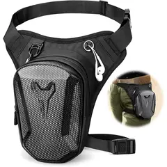 KUANGYE - Piernera Riñonera Bolsa Moto Impermeable Para Motociclista