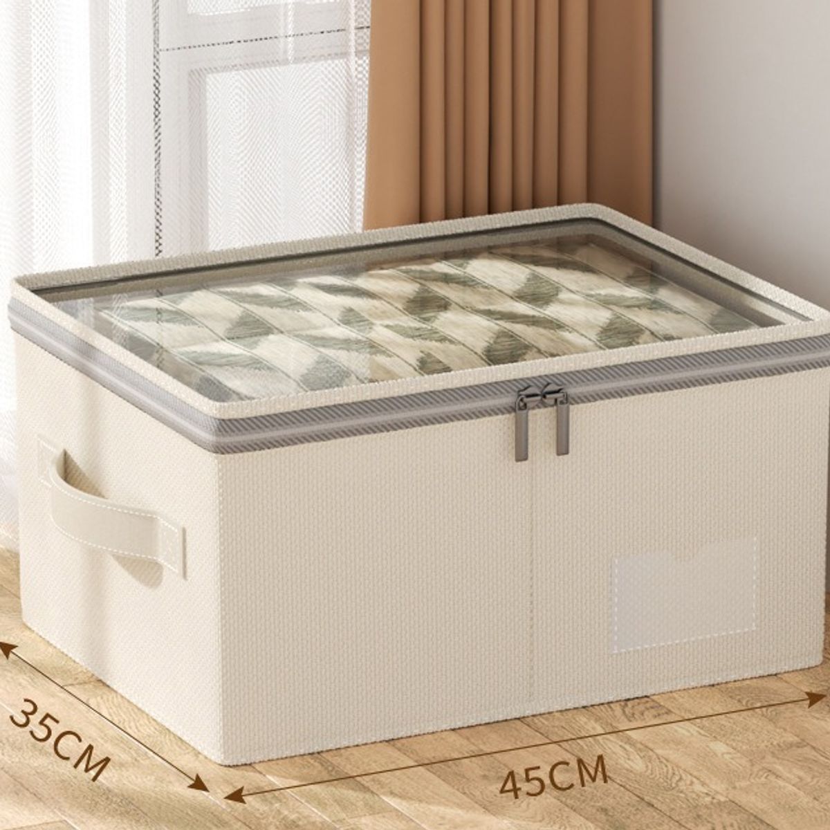 EVERSO - Pack 4 Cajas Organizadoras Plegables Closet Almacenamiento De Ropa