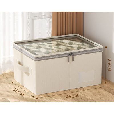 Imagen 2 del producto Pack 4 Cajas Organizadoras Plegables Closet Almacenamiento De Ropa