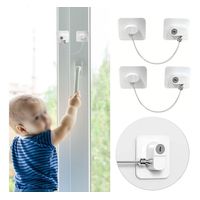 Pack 2 Seguros Puerta Cajones Refrigerador Bebés Protectores