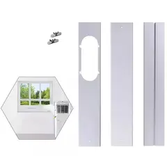 GENERICO - Sello De Ventana De Aire Acondicionado Portátil De 3 Piezas