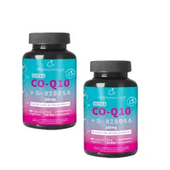 ORTOMOLECULAR - Pack x 2 Coenzima Q10 + D Ribosa 60Capsulas