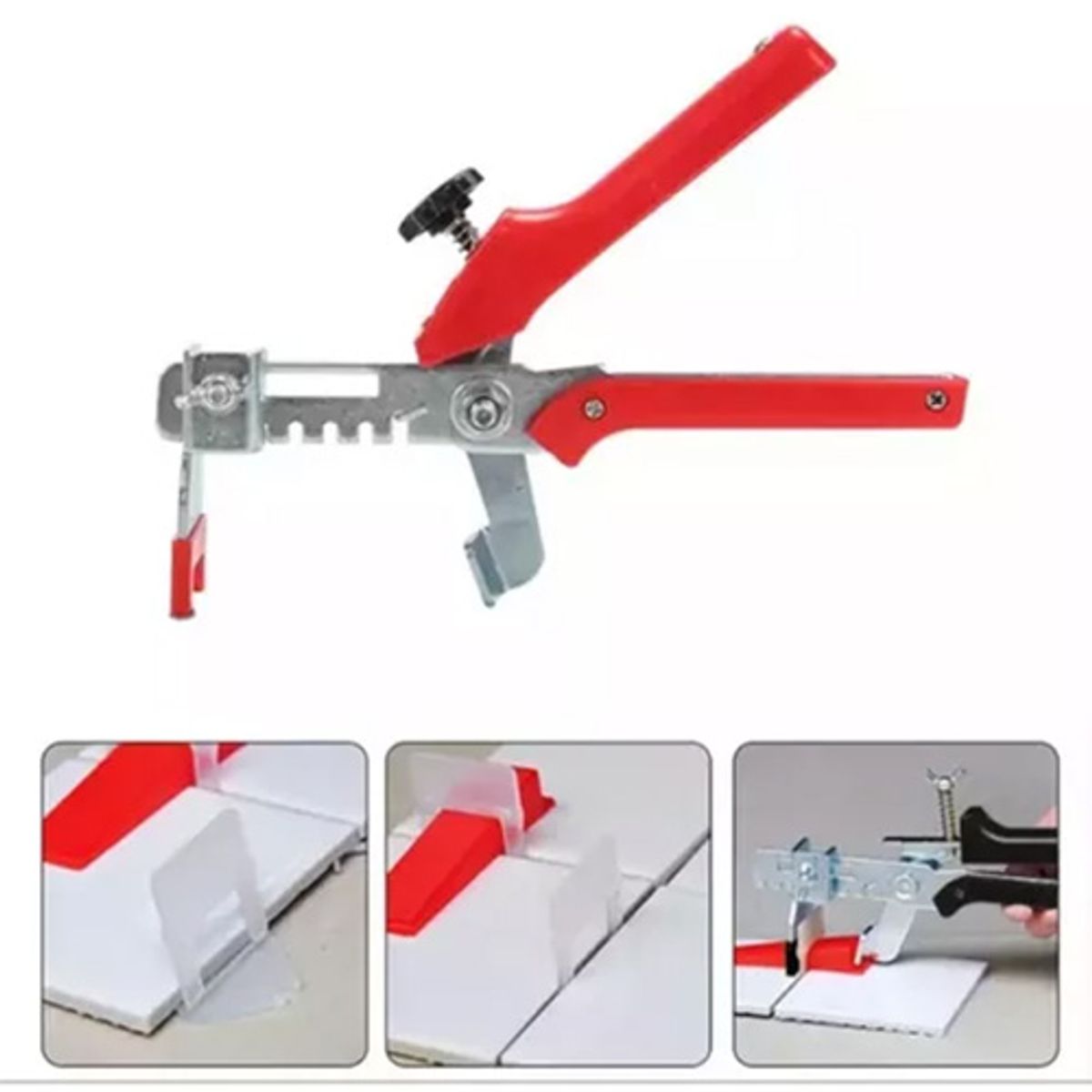 ATURE - Kit Nivelador Cerámicos 100 Cuñas + 300 Clips 1.5mm +alicate