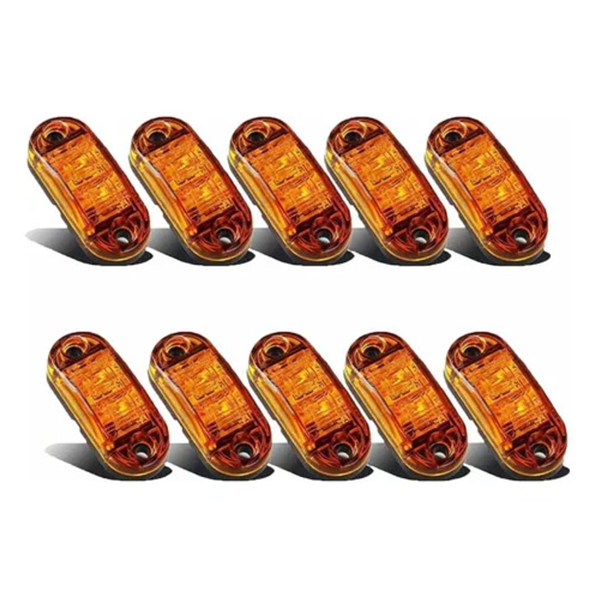 ATURE - Pack 10 De Focos Luces Laterales Posición Trochas Universal