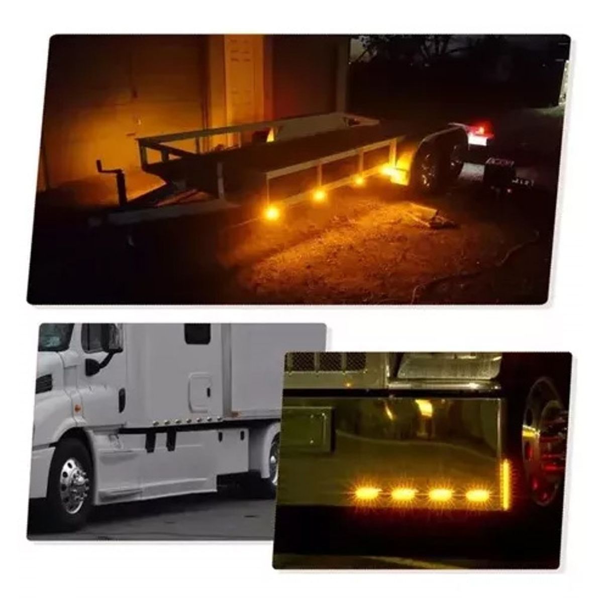 ATURE - Pack 10 De Focos Luces Laterales Posición Trochas Universal