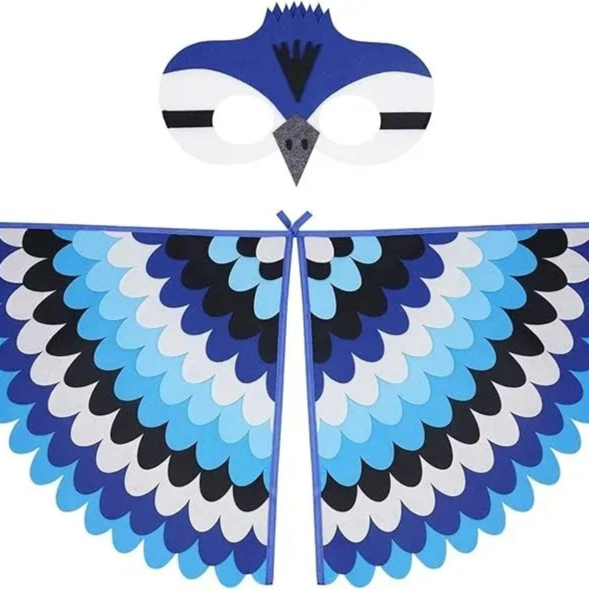 KUANGYE - Disfraz Infantil Cosplay Pajaro Ave Azul Niños Juegos Rol