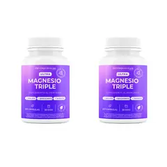 ORTOMOLECULAR - Pack x 2 Ultra Magnesio Triple 60 Capsulas