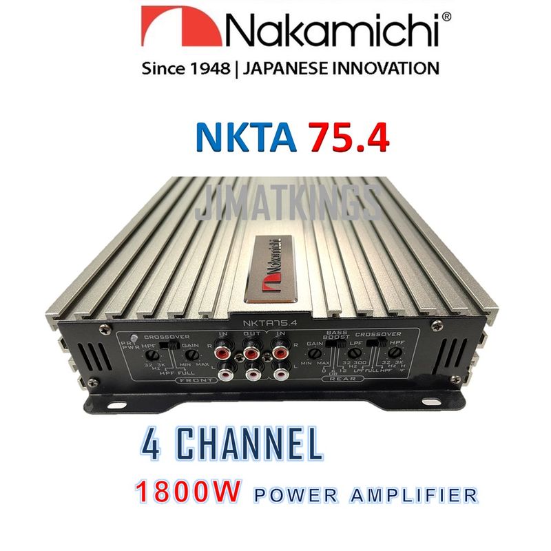 NAKAMICHI - AMPLIFICADOR PARA AUTO NAKAMICHI NIKTA754