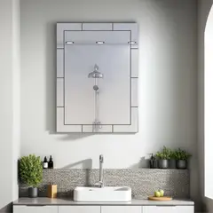 TUHOME - Espejo Turin Rectangular 71X53 Cm