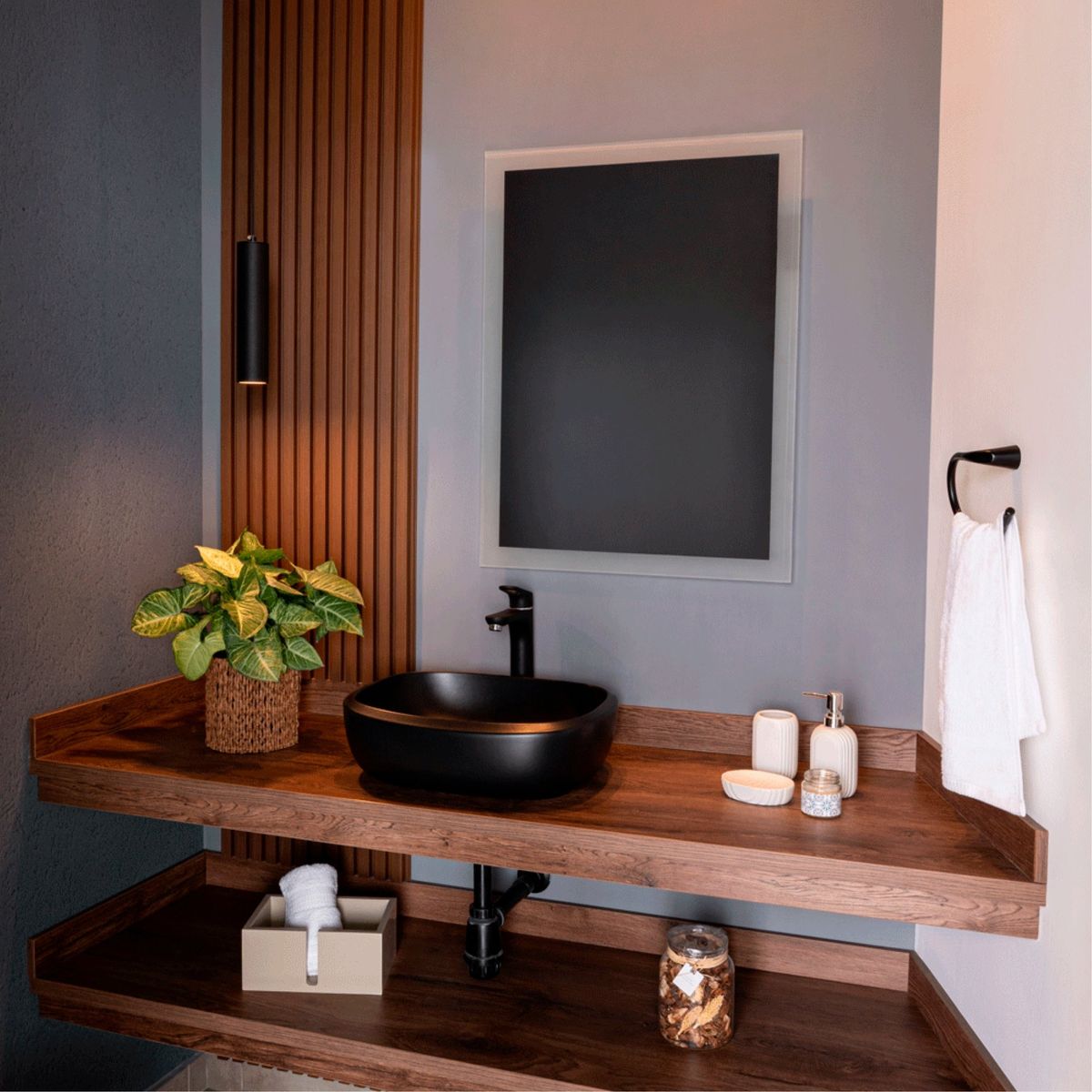 TUHOME - Espejo Catania 80x60 Cm Rectangular