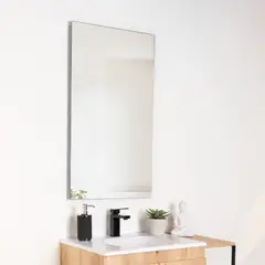 TUHOME - Espejo Garda Rectangular 90x51 Cm