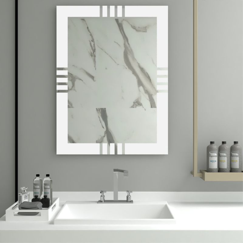 TUHOME - Espejo Dali Rectangular 80X60 Cm