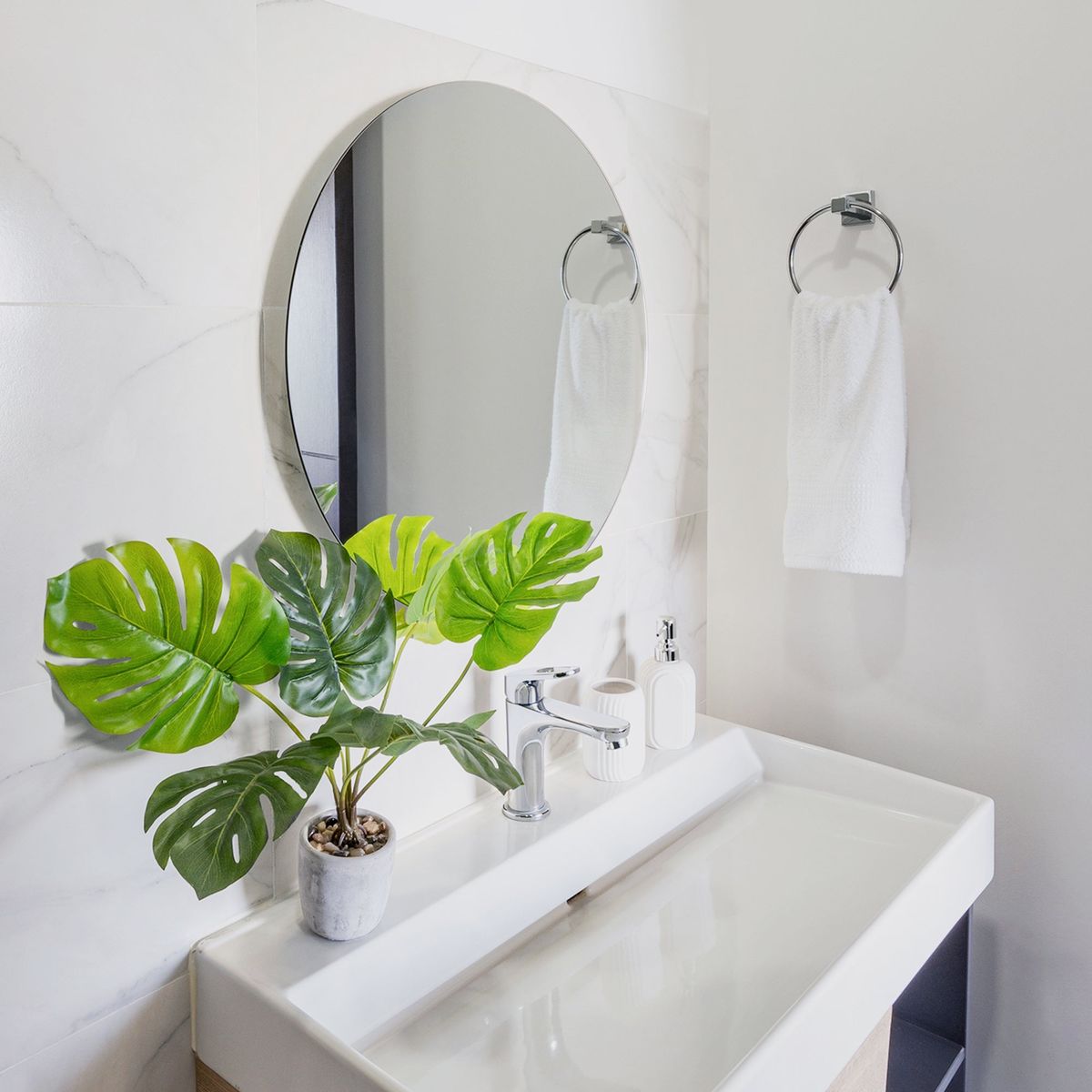 TUHOME - Espejo Capri Forma Circular 75X75 Cm