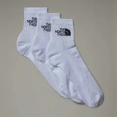 THE NORTH FACE - Pack 3-Calcetines Multi Sport Cush Quarter Blanco