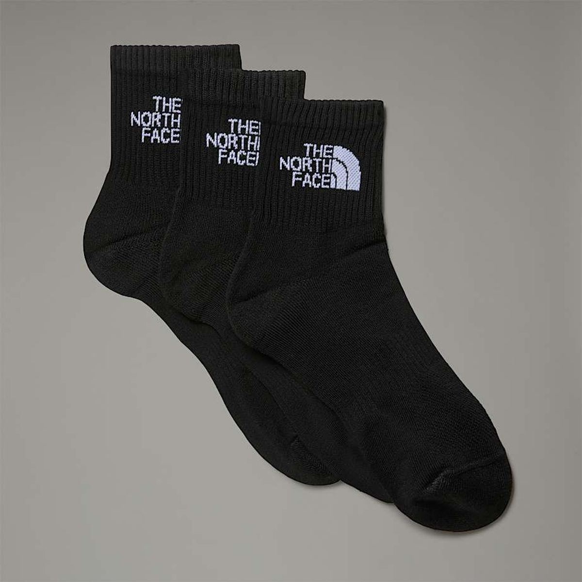 THE NORTH FACE - Pack 3-Calcetines The North Face Multi Sport Cush Quarter Negro