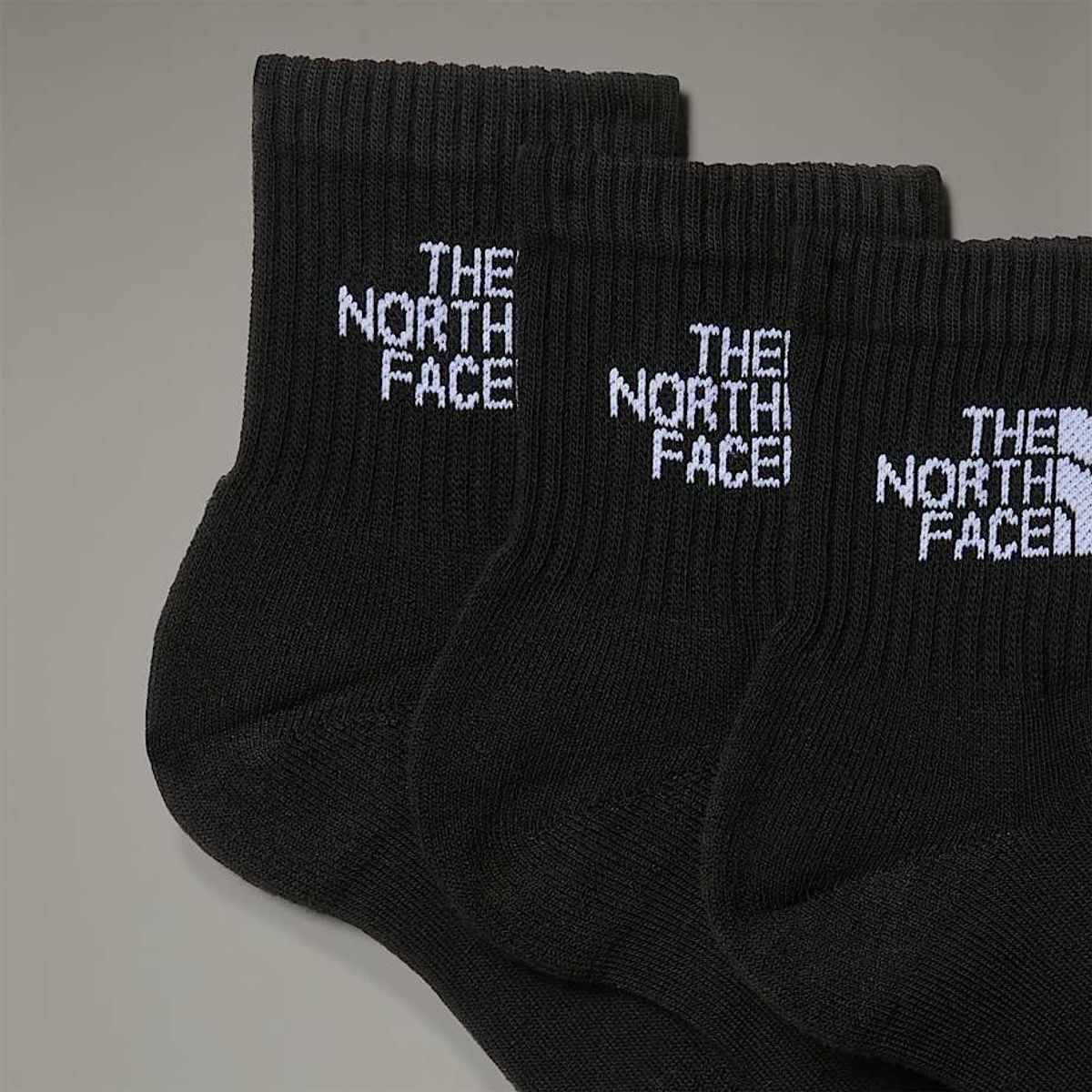 THE NORTH FACE - Pack 3-Calcetines The North Face Multi Sport Cush Quarter Negro